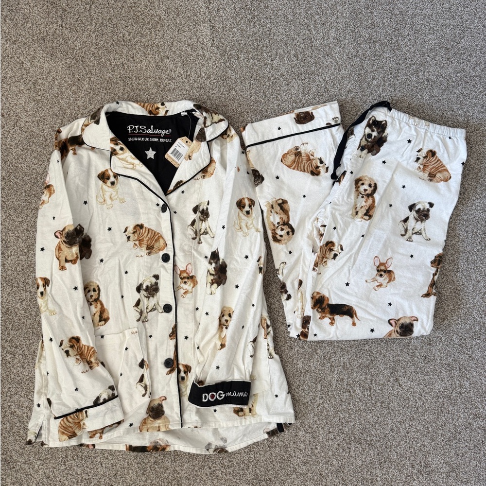 New PJ Salvage Dog Pajama Set